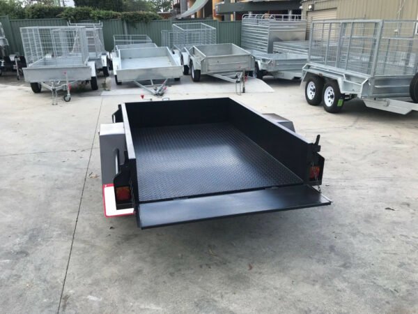 6×4 Commercial Heavy Duty | Checkerplate Floor | Single Box Axle Trailer for Sale - Image 12