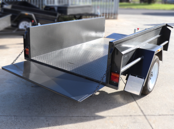 6×4 Domestic Heavy Duty Box Trailer for Sale with 18 inches High Sides - Image 8