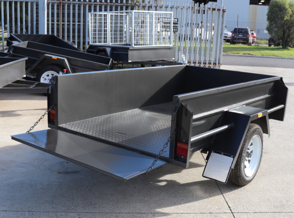 6×4 Domestic Heavy Duty Box Trailer for Sale with 18 inches High Sides